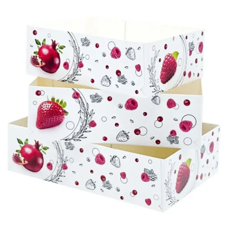 Cerf Dellier Boîtes petits-fours Morgane 18 x 12 cm - Hauteur 5 cm (x 100) Online