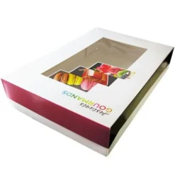 Cerf Dellier Boîtes pâtissières fenêtres 62 x 42 x 12 cm (x 25) Hot
