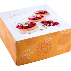 Cerf Dellier Boîtes pâtissières Pauline 26 x 26 cm Hauteur 10 cm (x 25) Best