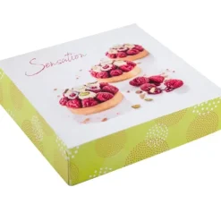 Cerf Dellier Boîtes pâtissières Pauline 20 x 20 cm Hauteur 5 cm (x 50) Sale