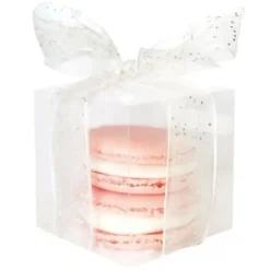 Cerf Dellier Boîtes transparentes 8 x 8 x 8 cm (x 4) Online
