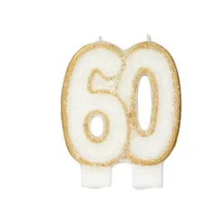 Cerf Dellier Bougie anniversaire 60 ans Outlet