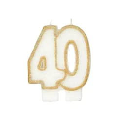 Cerf Dellier Bougie anniversaire 40 ans Hot