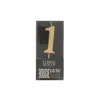 Cerf Dellier Bougie anniversaire dorée chiffre 1 Clearance