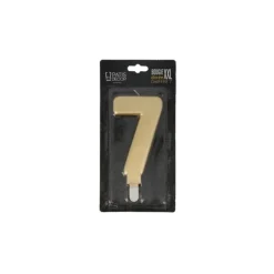 Cerf Dellier Bougie anniversaire dorée XXL chiffre 7