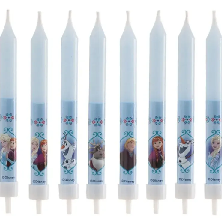 Cerf Dellier Bougie anniversaire La Reine des Neiges (x 8) Sale