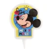 Cerf Dellier Bougie anniversaire Mickey 7,5 cm Hot