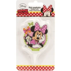 Cerf Dellier Bougie anniversaire Minnie 7,5 cm Outlet