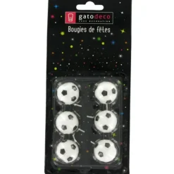 Cerf Dellier Bougie ballon de football (x 6) Online