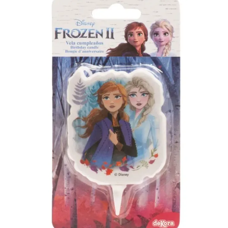 Cerf Dellier Bougie d'anniversaire la Reine des Neiges 2D New