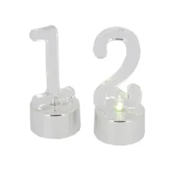 Cerf Dellier Bougies Chiffres 0 à 9 LED Patisdécor (x 10) Hot
