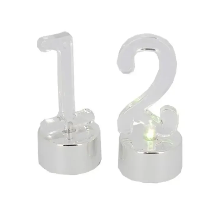 Cerf Dellier Bougies Chiffres 0 à 9 LED Patisdécor (x 10) Hot