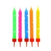 Cerf Dellier Bougies multicolores étoiles (x 10) Best