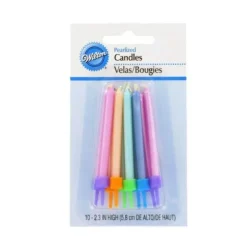Cerf Dellier Bougies nacrées pastelles Wilton (x 10) Online