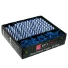 Cerf Dellier Bougies torsadées 8 cm et bobèches bleues (x 70) Outlet