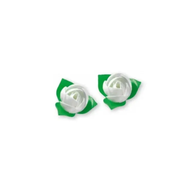 Cerf Dellier Boutons de rose blanche x15 Clearance