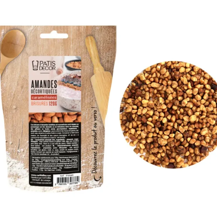 Cerf Dellier Brisures d'amandes caramélisées 120 g Clearance