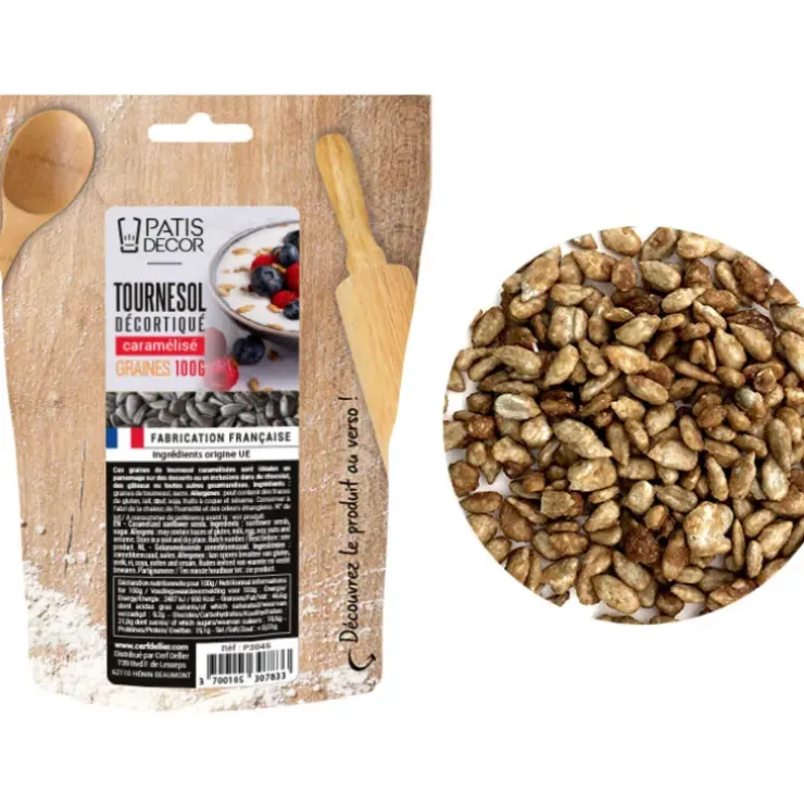 Cerf Dellier Brisures de noix de pécan caramélisées 100 g New