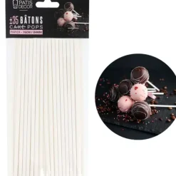 Cerf Dellier Bâtons à Cake Pops 16 cm (+/-35) Discount