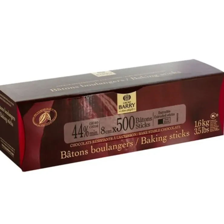 Cerf Dellier Bâtons boulangers en chocolat Barry (x 500) New