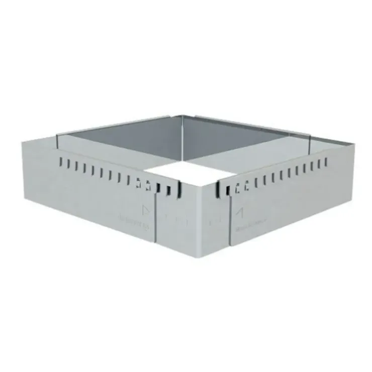 Cerf Dellier Cadre à entremets extensible inox 30 à 57 cm De Buyer Best