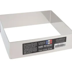 Cerf Dellier Cadre à mousse inox H 4,5 cm 16 x 16 cm Outlet