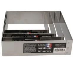 Cerf Dellier Cadre à mousse inox H 4,5 cm 22 x 22 cm Sale