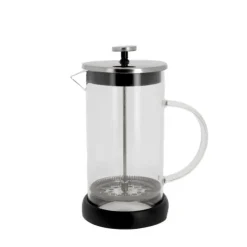 Cerf Dellier Cafetière à piston en verre couvercle noir - 600 ml Discount