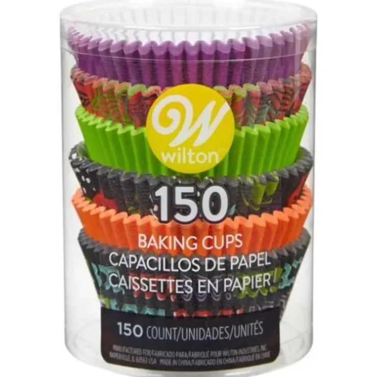 Cerf Dellier Caissette cupcake Halloween assorties Wilton (x150)