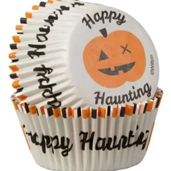 Cerf Dellier Caissette cupcake Halloween Happy Haunting Wilton (x75) Clearance