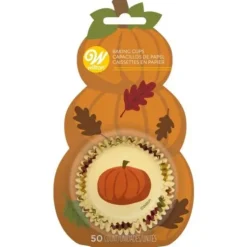 Cerf Dellier Caissette cupcake Halloween Citrouille Wilton (x50) Best