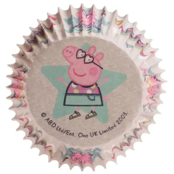 Cerf Dellier Caissette cupcake Peppa Pig (x25) Hot
