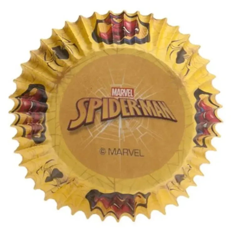 Cerf Dellier Caissettes à cupcake Spiderman (x25) New