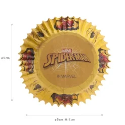 Cerf Dellier Caissettes à cupcake Spiderman (x25) New