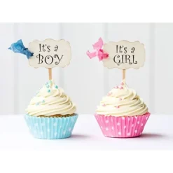Cerf Dellier Caissettes cupcakes bleues à pois blancs (x50) Sale