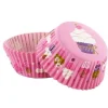 Cerf Dellier Caissettes cupcakes "Cupcakes fond rose" (x50) Hot