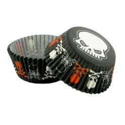 Cerf Dellier Caissettes cupcakes "Halloween crânes" (x50) Best