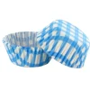 Cerf Dellier Caissettes cupcakes "Vichy bleu" (x50) Sale