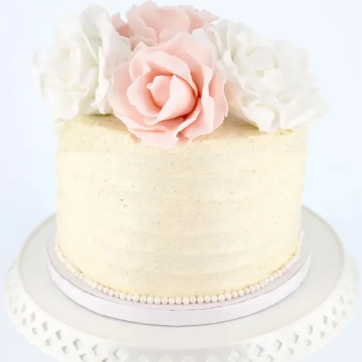 Cerf Dellier Cake Drum Rond Blanc Ø 30 cm Clearance