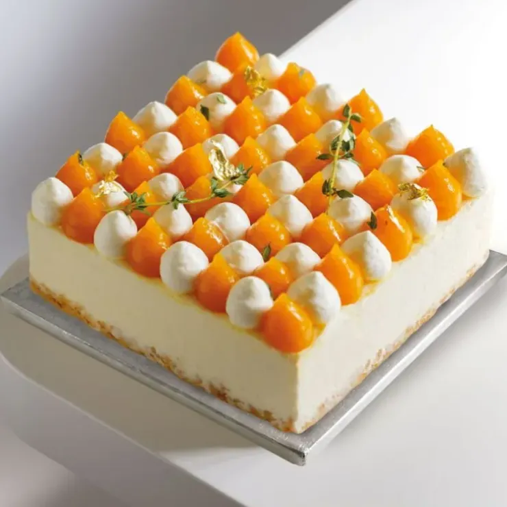 Cerf Dellier Cake Drums Carrés Argent 30 x 30 cm (x5) Hot