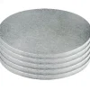 Cerf Dellier Cake Drums Ronds Argent Ø 17 cm (x5) Discount