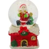 Cerf Dellier Cake Topper Boule à neige Père Noël Hot