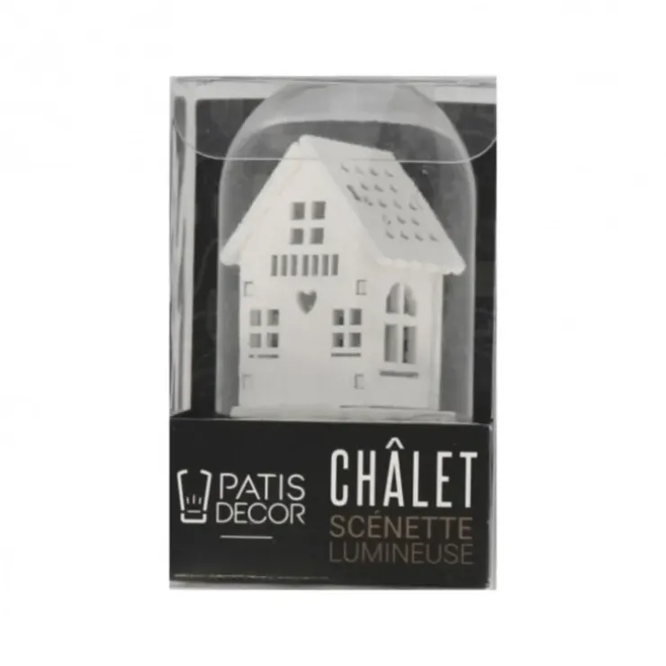 Cerf Dellier Cake Topper Chalet lumineux Sale