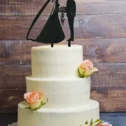 Cerf Dellier Cake Topper Couple de mariés Online
