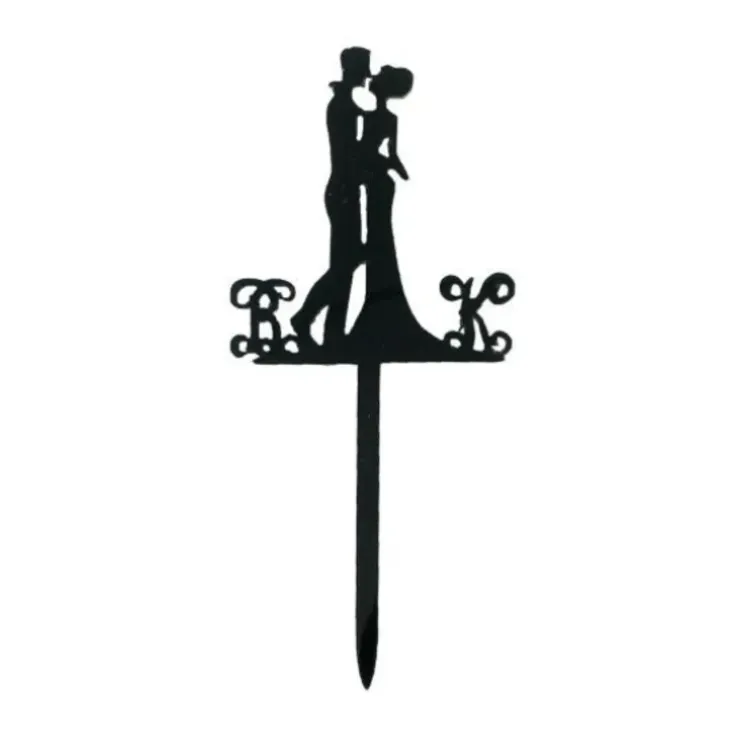 Cerf Dellier Cake Topper Couple enlacé