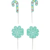 Cerf Dellier Cake topper flocon et sucre d'orge Wilton (x 12) Outlet