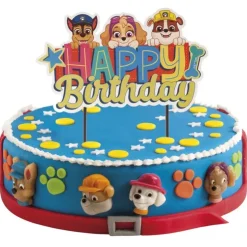 Cerf Dellier Cake topper Happy Birthday Pat Patrouille Discount