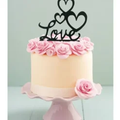 Cerf Dellier Cake Topper Love Online