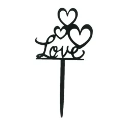 Cerf Dellier Cake Topper Love Online