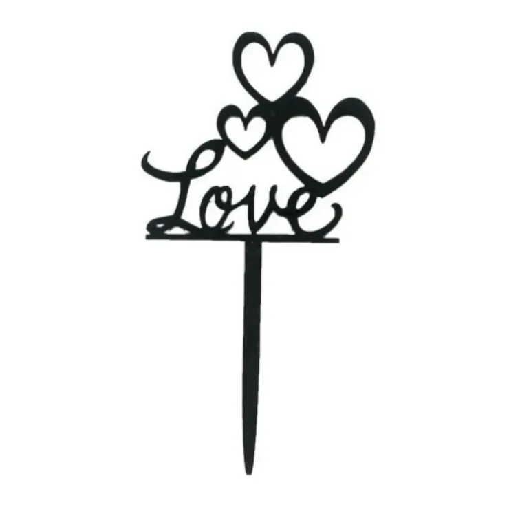 Cerf Dellier Cake Topper Love Online